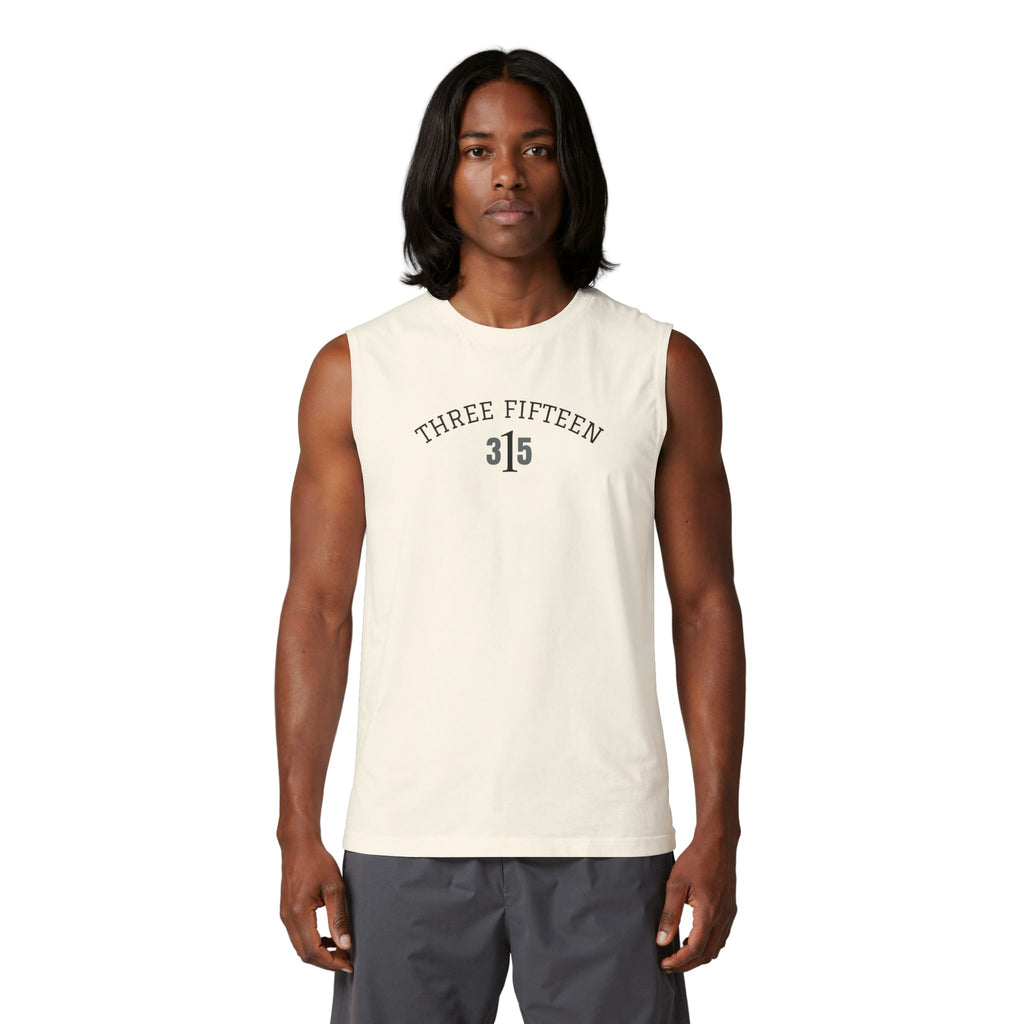 1131 - Muscle Tank — 'the 315' Minimalist Fitness Graphic Tank Top