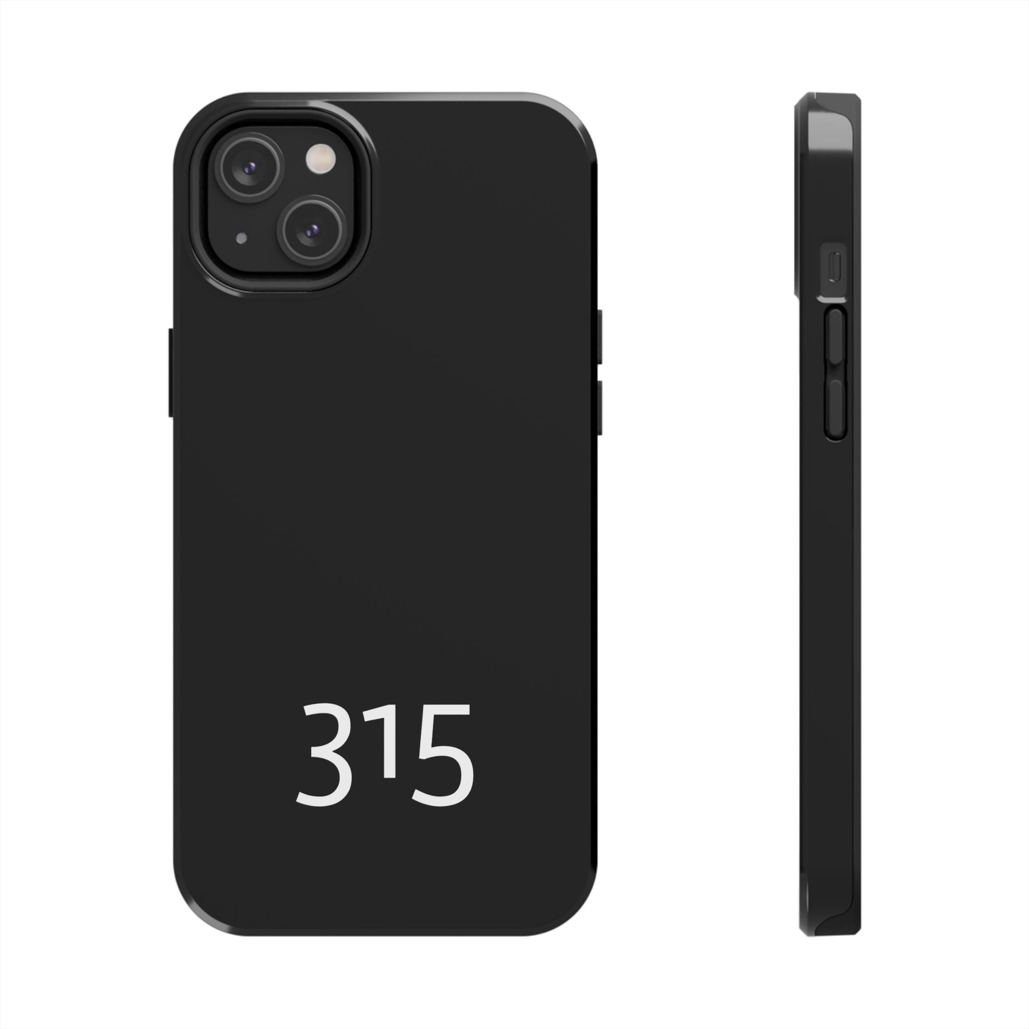 36 - Phone case 315 Tough Phone Case — Motivational Black Protective Cover