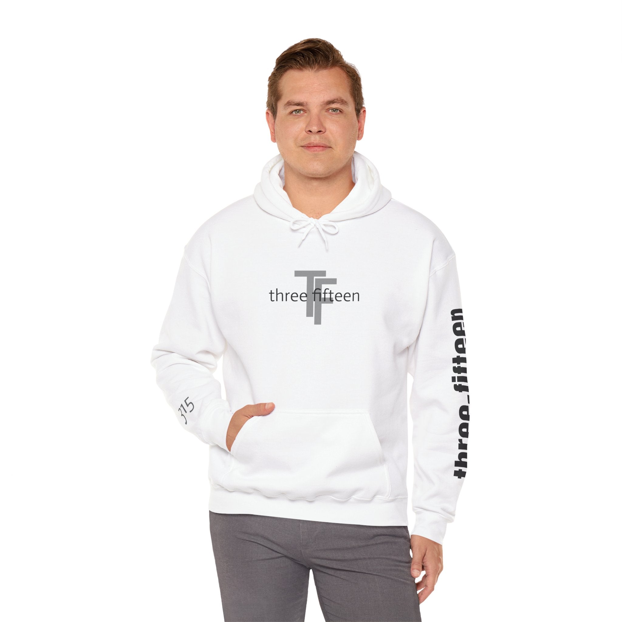 16 - Multi Color Printed Three-Fifteen Inspirational Quote Hoodie - This Isn't The End Of My Story