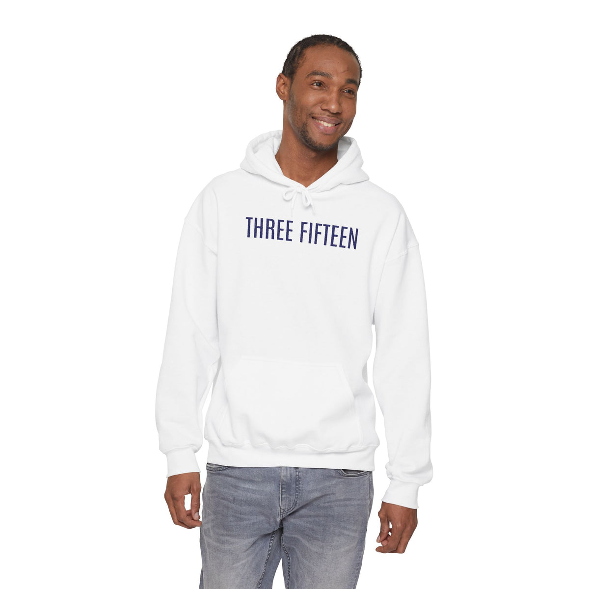 16 - Three Fifteen Embroidered Multi Colors Hoodie — Minimal Numeric Graphic Pullover