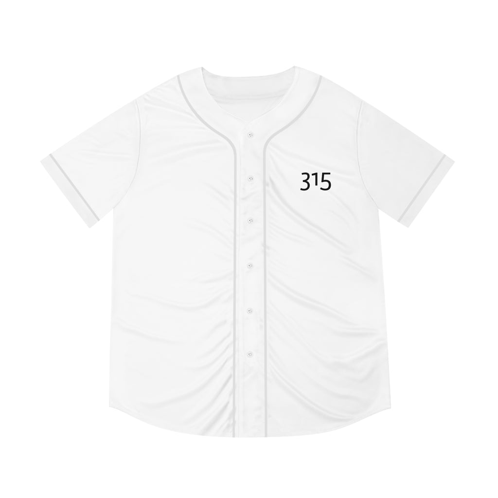 Stylish Men's Baseball Jersey with Custom Number 315