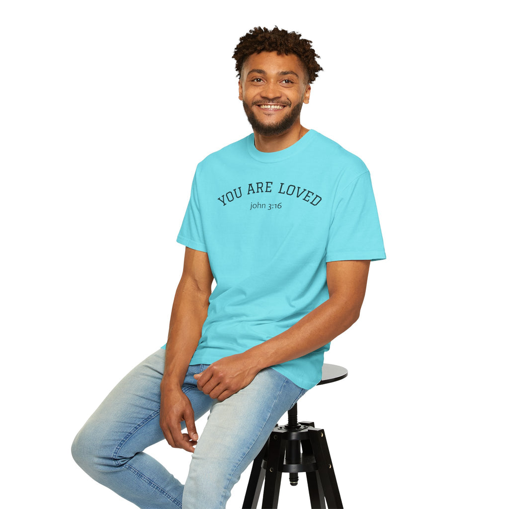 01 - You are Loved John 3:16 Multi Colors T-Shirt
