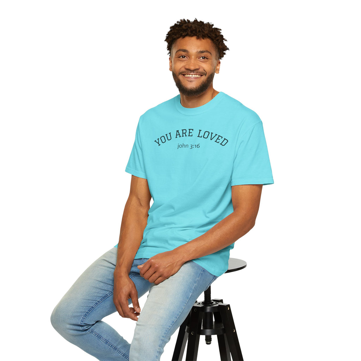 01 - You are Loved John 3:16 Multi Colors T-Shirt