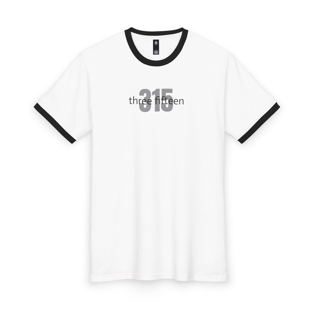 1 - Ringer Tee Bold 315 three fifteen