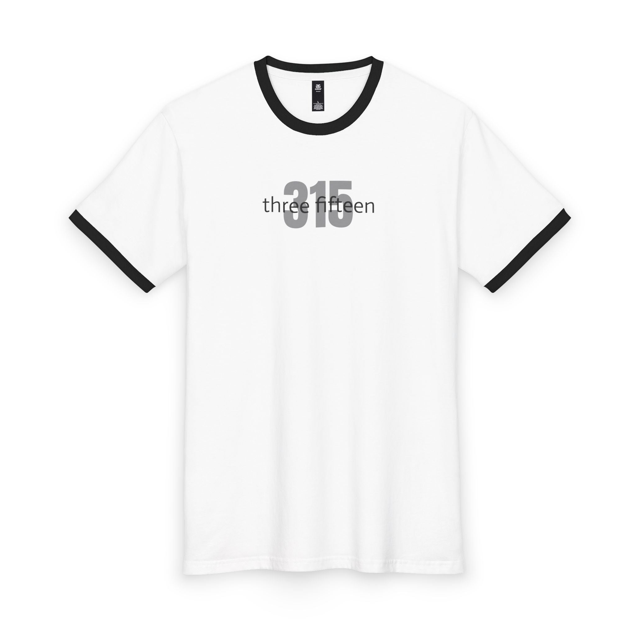 1 - Ringer Tee Bold 315 three fifteen