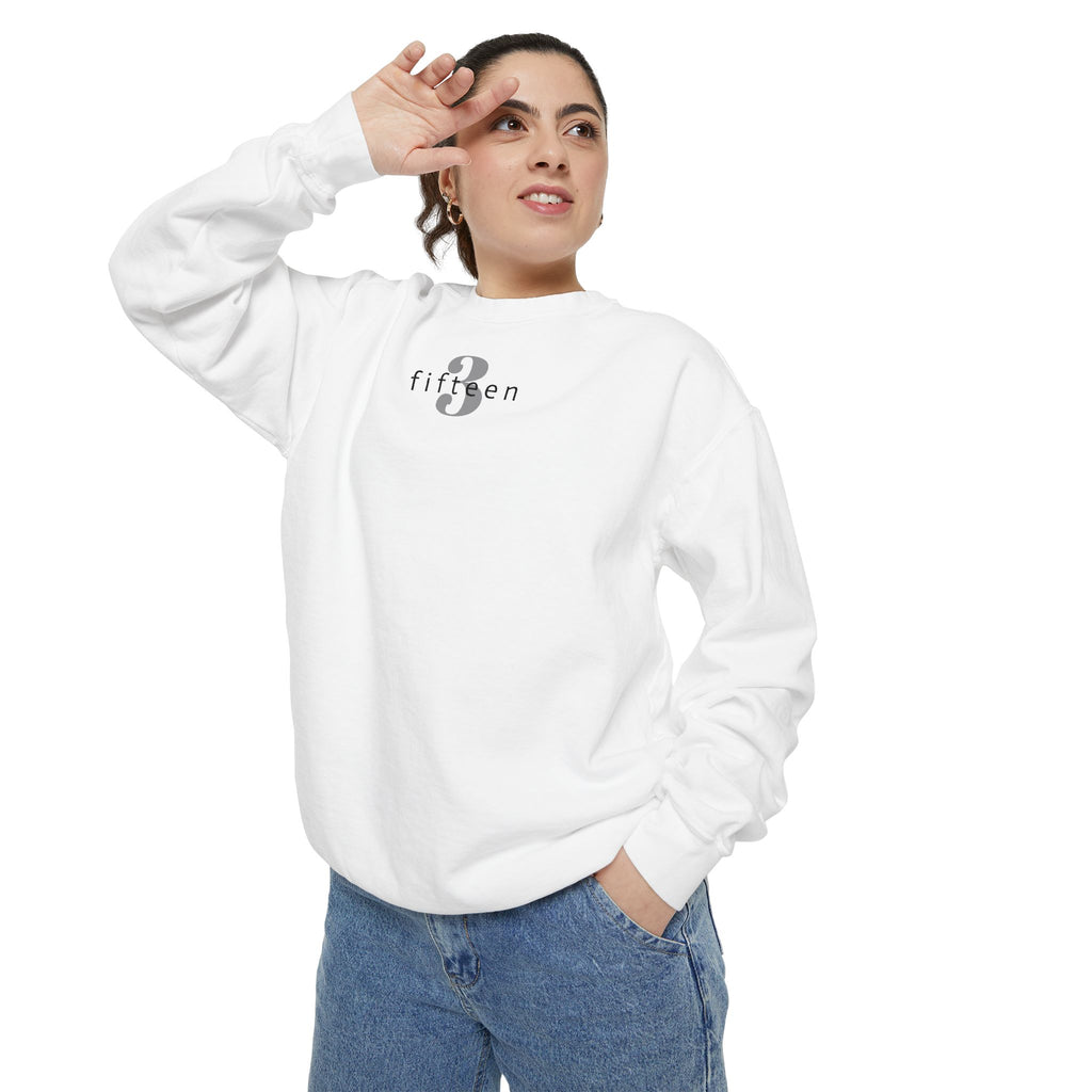 15 - Sweatshirt Bold 315 Multi Color - Embroidered Minimalist Logo Sweatshirt —Crewneck Casual Pullover