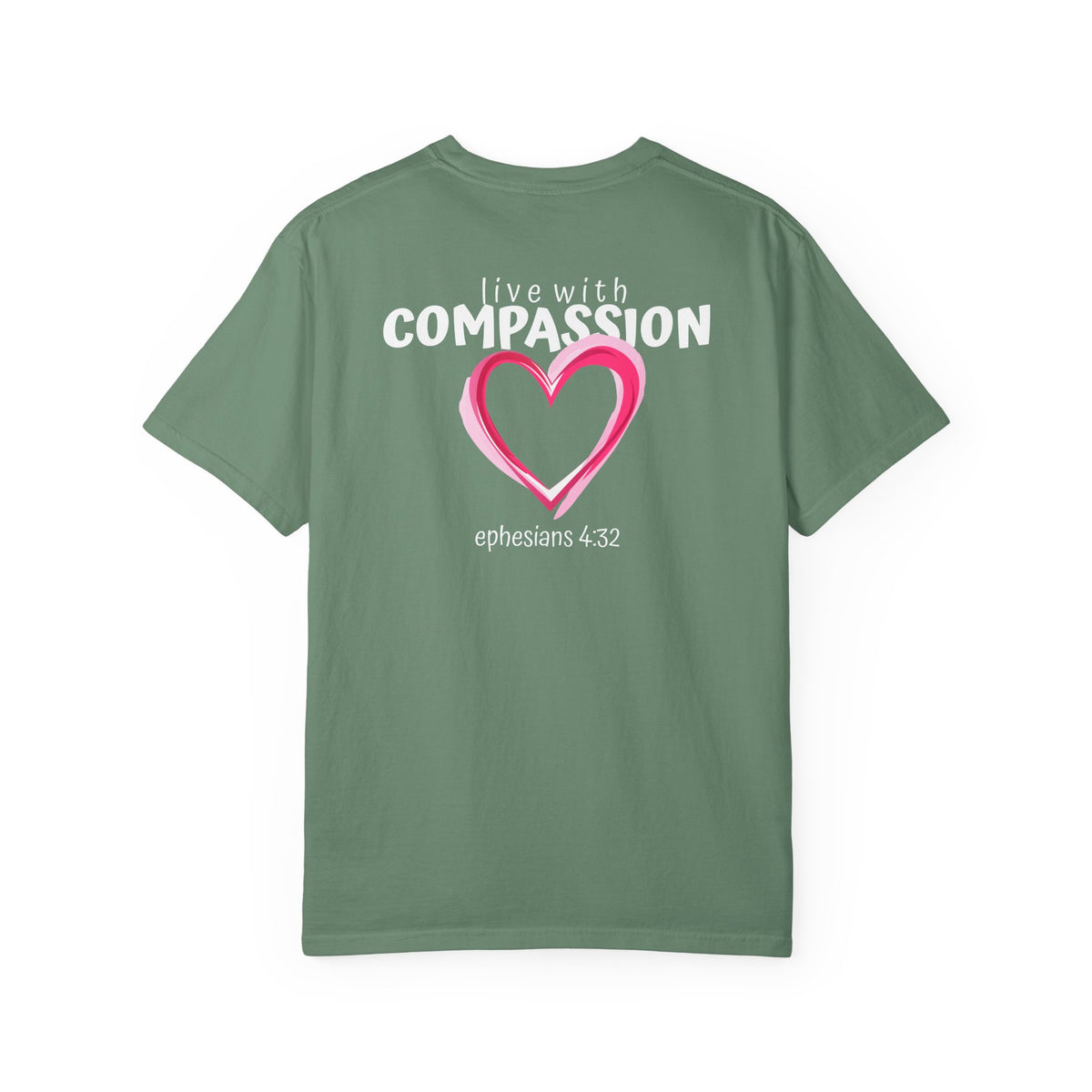 01 - Multi Color Tee - Live With Compassion - Multi Colors 315 Graphic T-Shirt