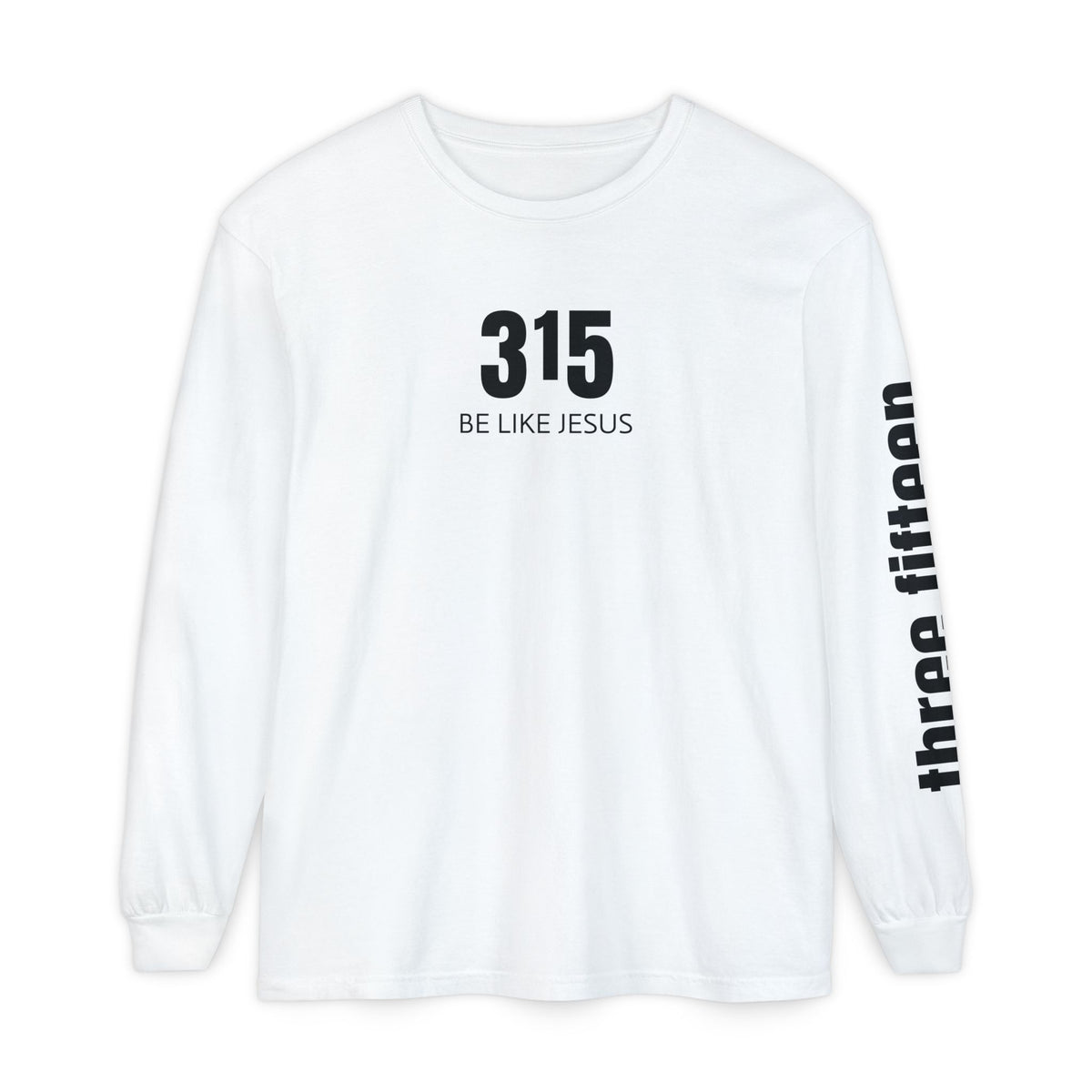 12 - Unisex Long Sleeve T-Shirt - Be Like Jesus Inspirational Casual Wear