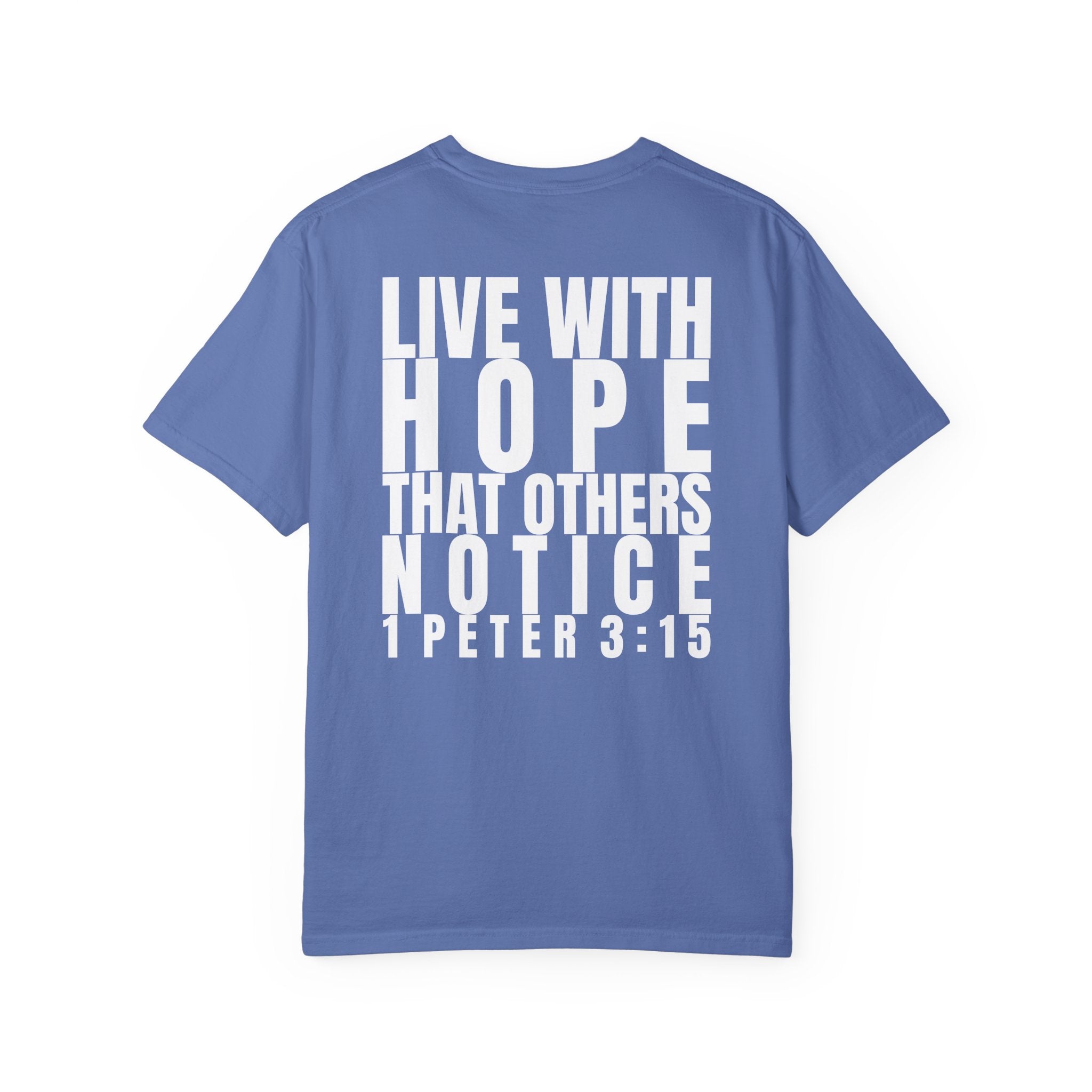 315 Multi Colors 315   “Live with Hope” Graphic T-Shirt