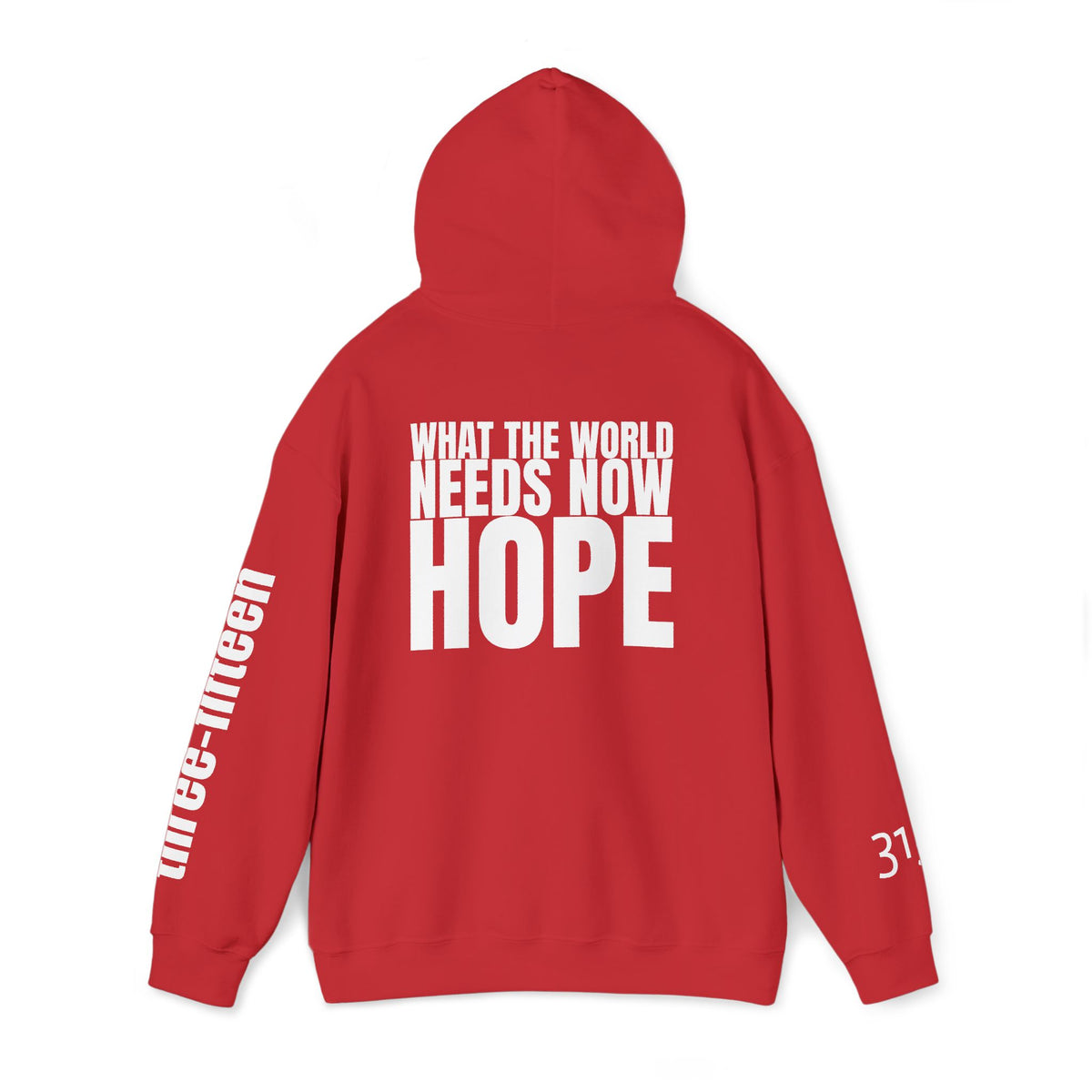 16 - Multi Colors “What the World Needs Now - HOPE”" Inspirational Quote Hoodie - This Isn't The End Of My Story
