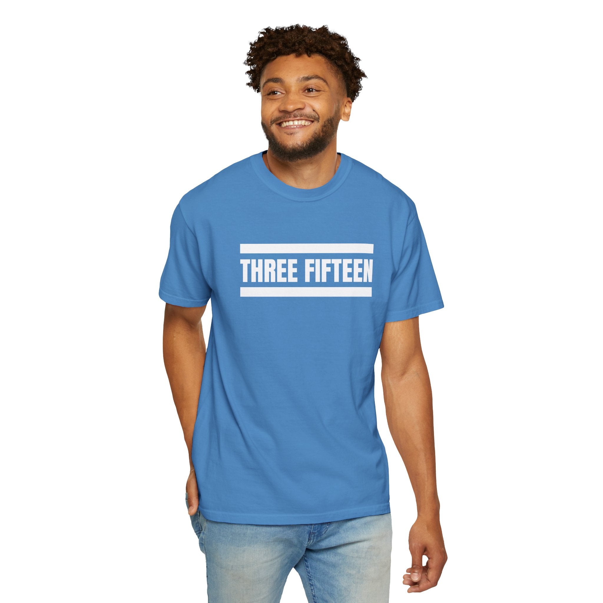 1 - Multi Colors Three Fifteen Graphic T-Shirt