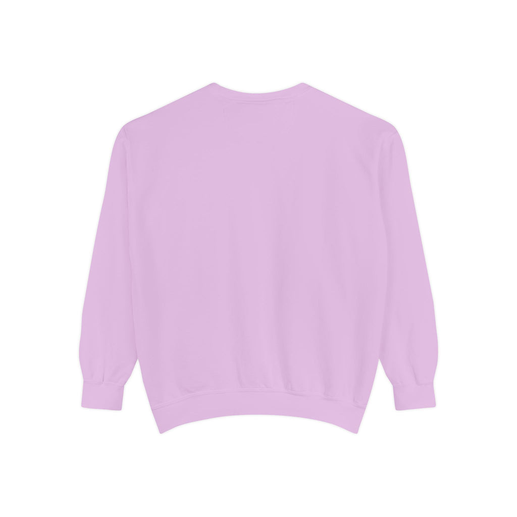 15 - Multi Color Hope Matters Embroidered Minimalist Logo Sweatshirt — White Crewneck Casual Pullover