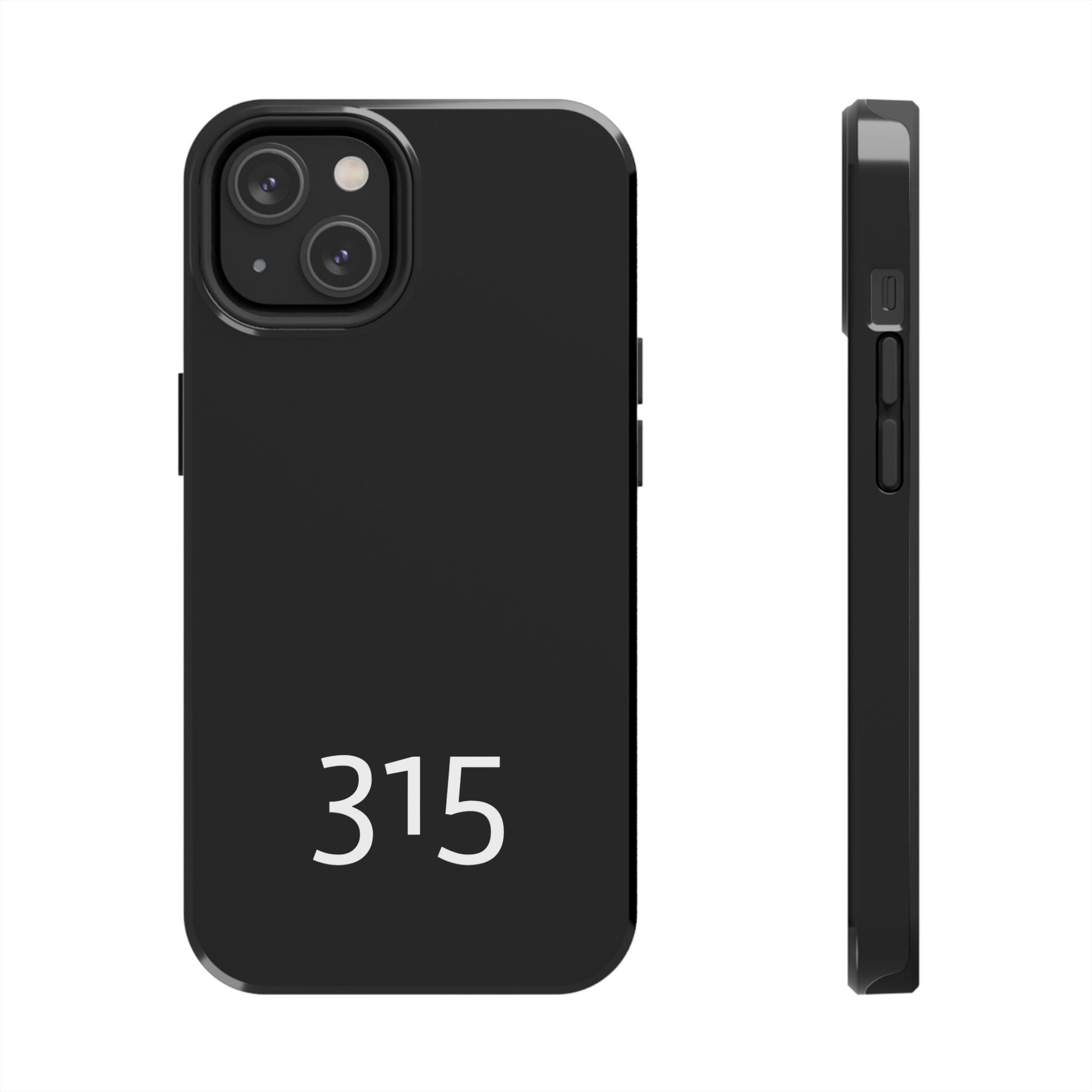 36 - Phone case 315 Tough Phone Case — Motivational Black Protective Cover