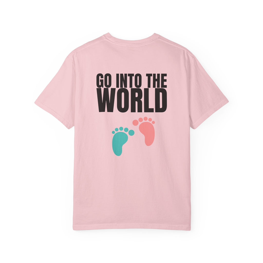 Multi Colors 315  “Go Into the World” Graphic T-Shirt