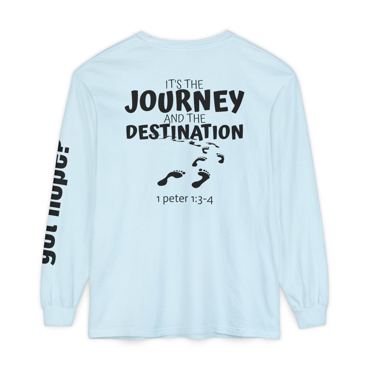 12 - Long sleeve tee 315 It’s the Journey Unisex Long Sleeve T-Shirt - Inspirational Casual Wear