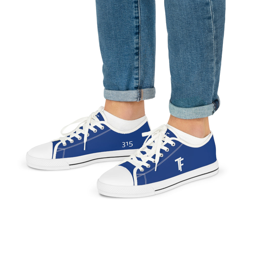 31 - Men's Low Top Sneakers TF — Minimal Grey Canvas Shoes with '315' Side Graphic