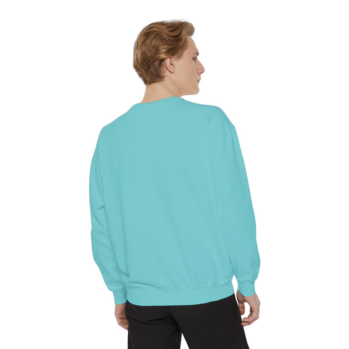 15 - Multi Color Hope Matters Embroidered Minimalist Logo Sweatshirt — White Crewneck Casual Pullover