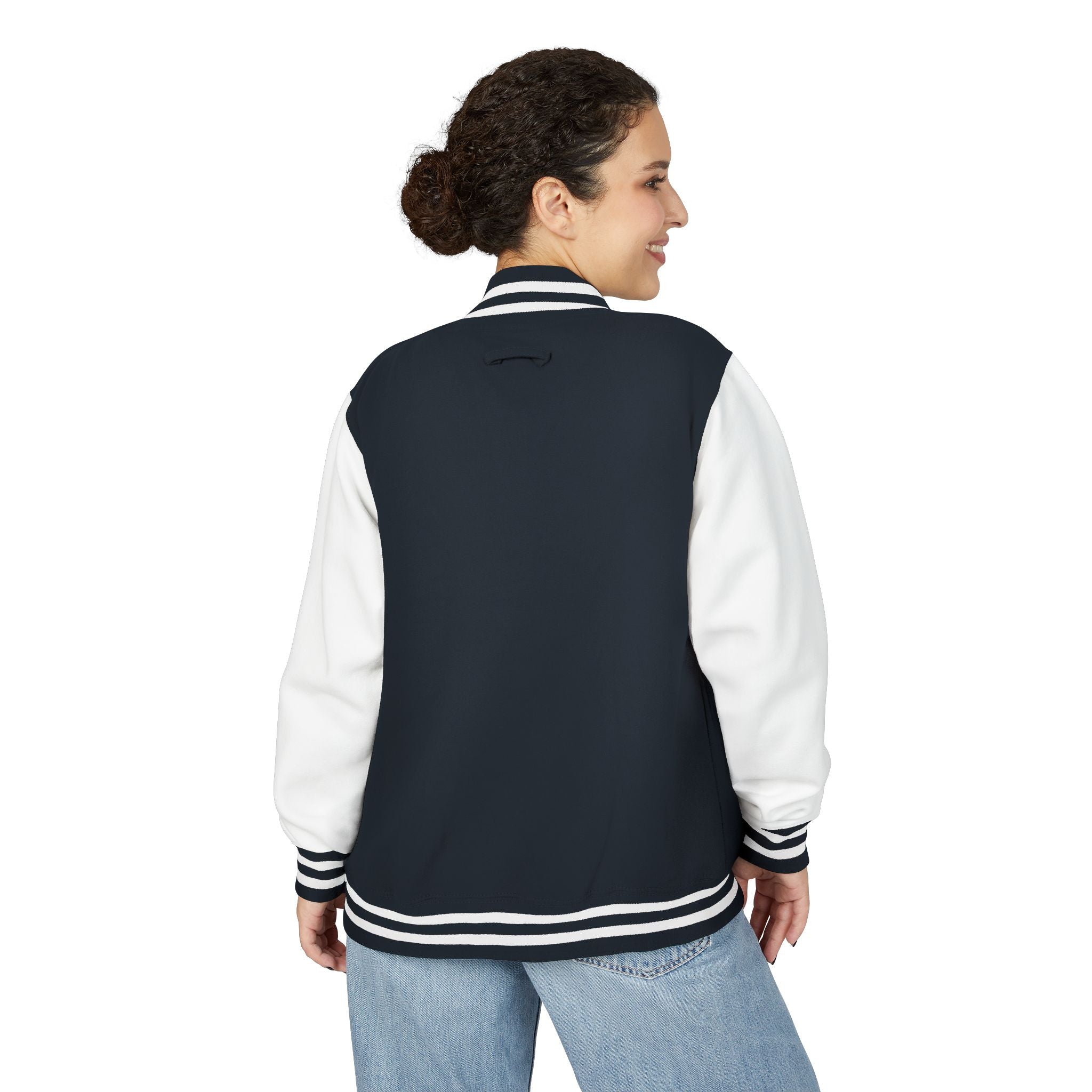 Multi Color Unisex Heavyweight Letterman Jacket - Classic Athletic Style with 315 Detail
