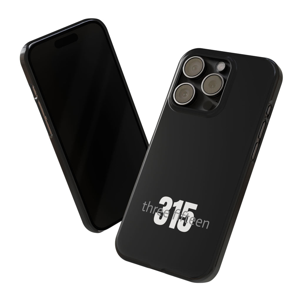 Copy of 36 - Phone case 315 Slim Phone Case — Motivational Black Protective Cover