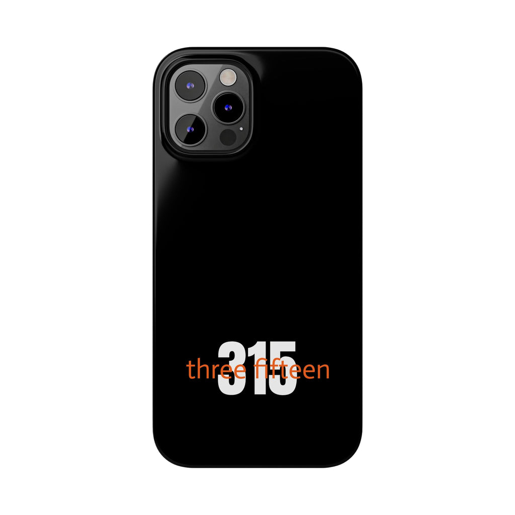 36 - Phone case 315 Slim Phone Case — Motivational Black Protective Cover