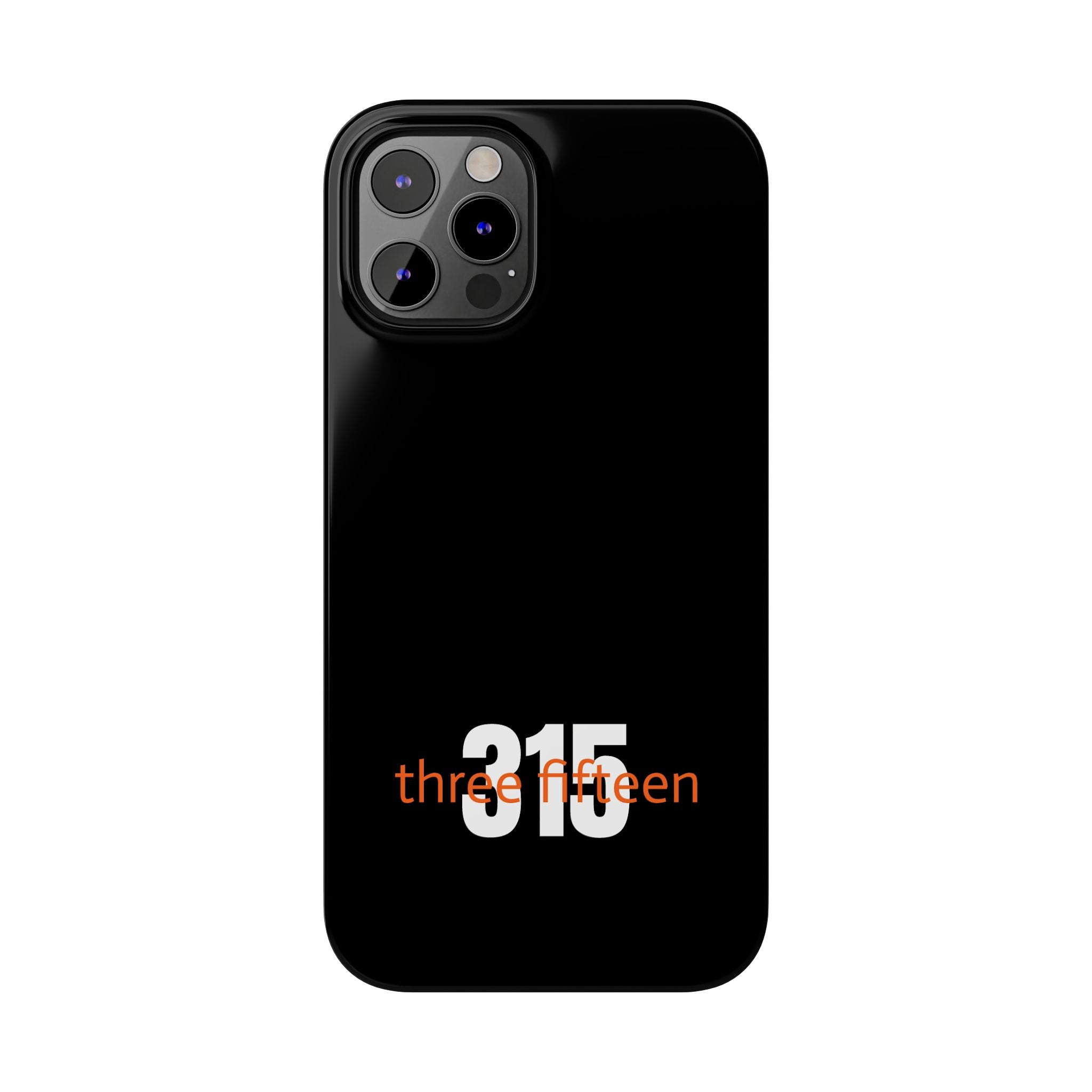 36 - Phone case 315 Slim Phone Case — Motivational Black Protective Cover