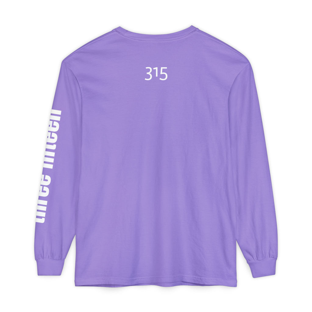 12 - 315 Three Fifteen Multi Color Unisex Long Sleeve T-Shirt - Inspirational Casual Wear
