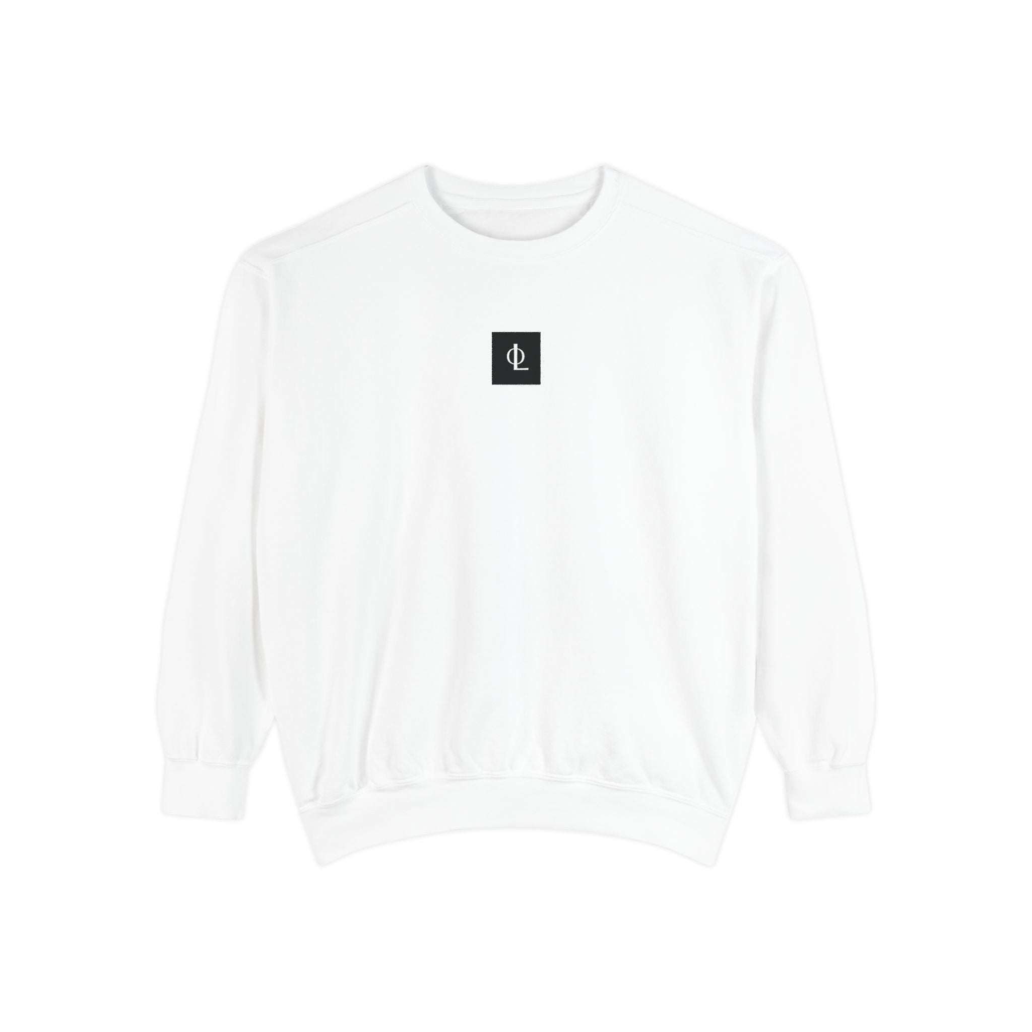 Multi Color - Outcome Leadership Embroidered 315 Minimalist Logo Sweatshirt — White Crewneck Casual Pullover
