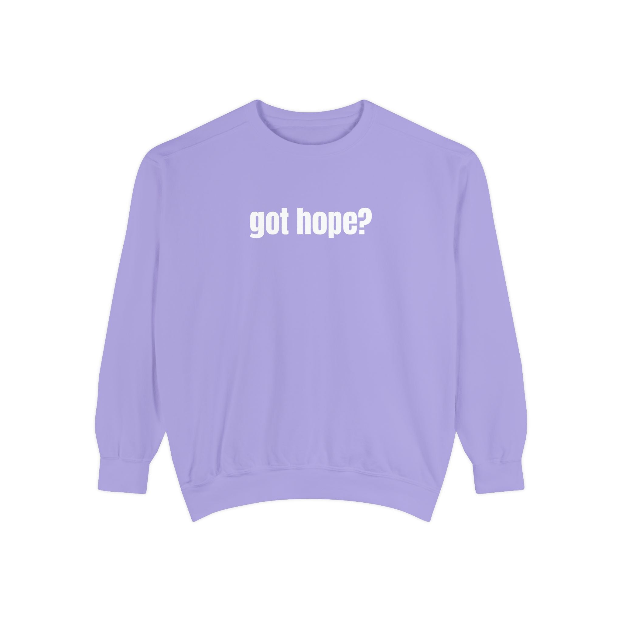 15 - Got Hope - Multi Color Cozy “A Helping Hand” Unisex Garment-Dyed Sweatshirt for Everyday Comfort