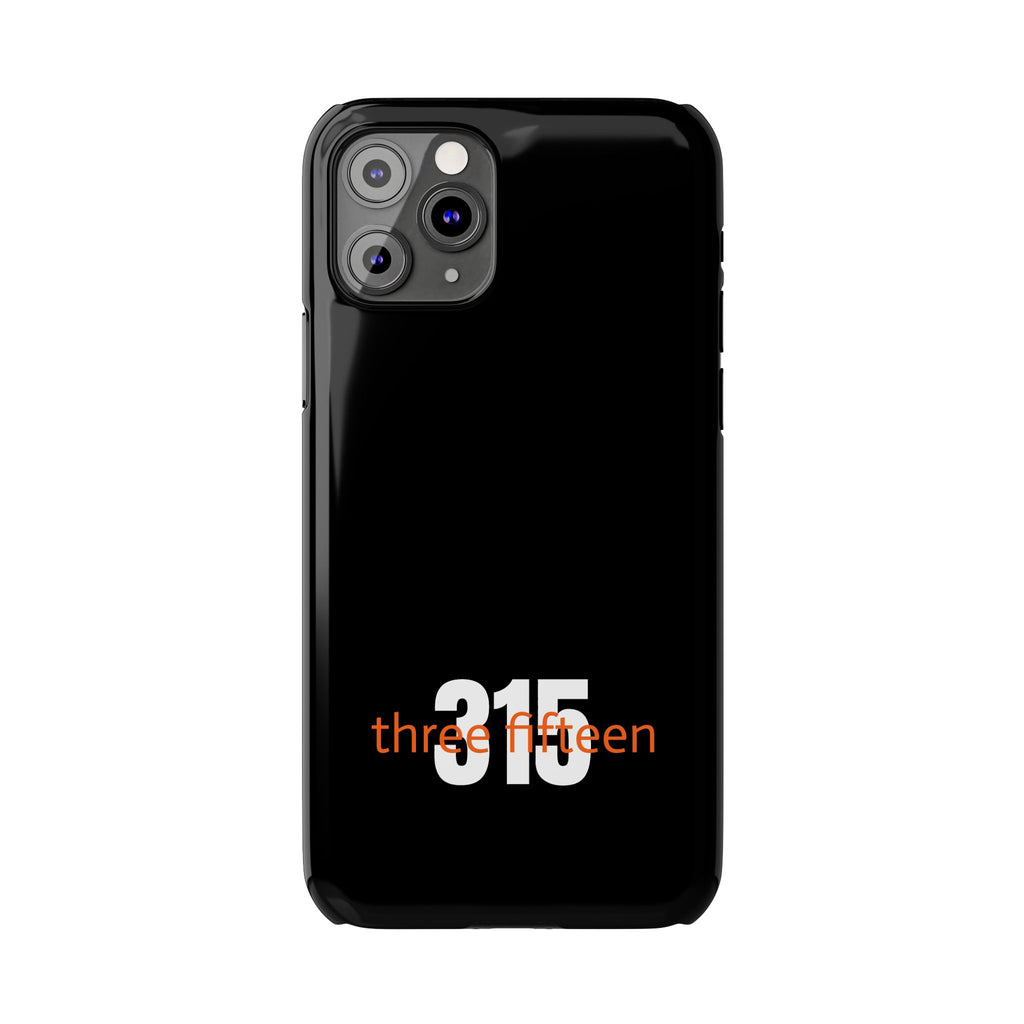 36 - Phone case 315 Slim Phone Case — Motivational Black Protective Cover