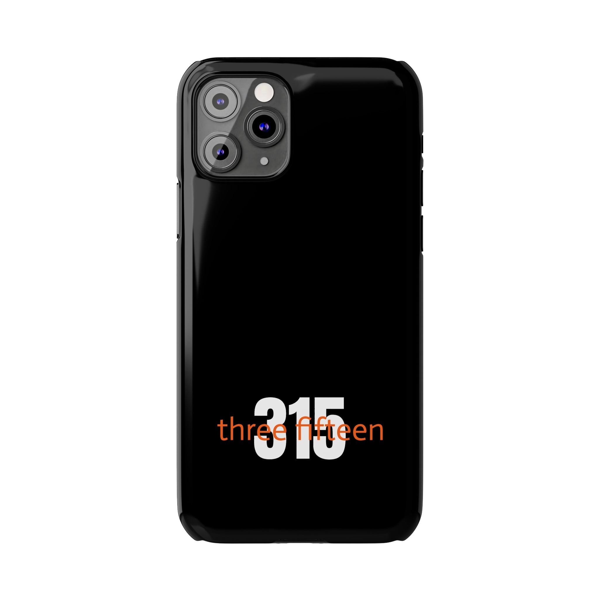 36 - Phone case 315 Slim Phone Case — Motivational Black Protective Cover