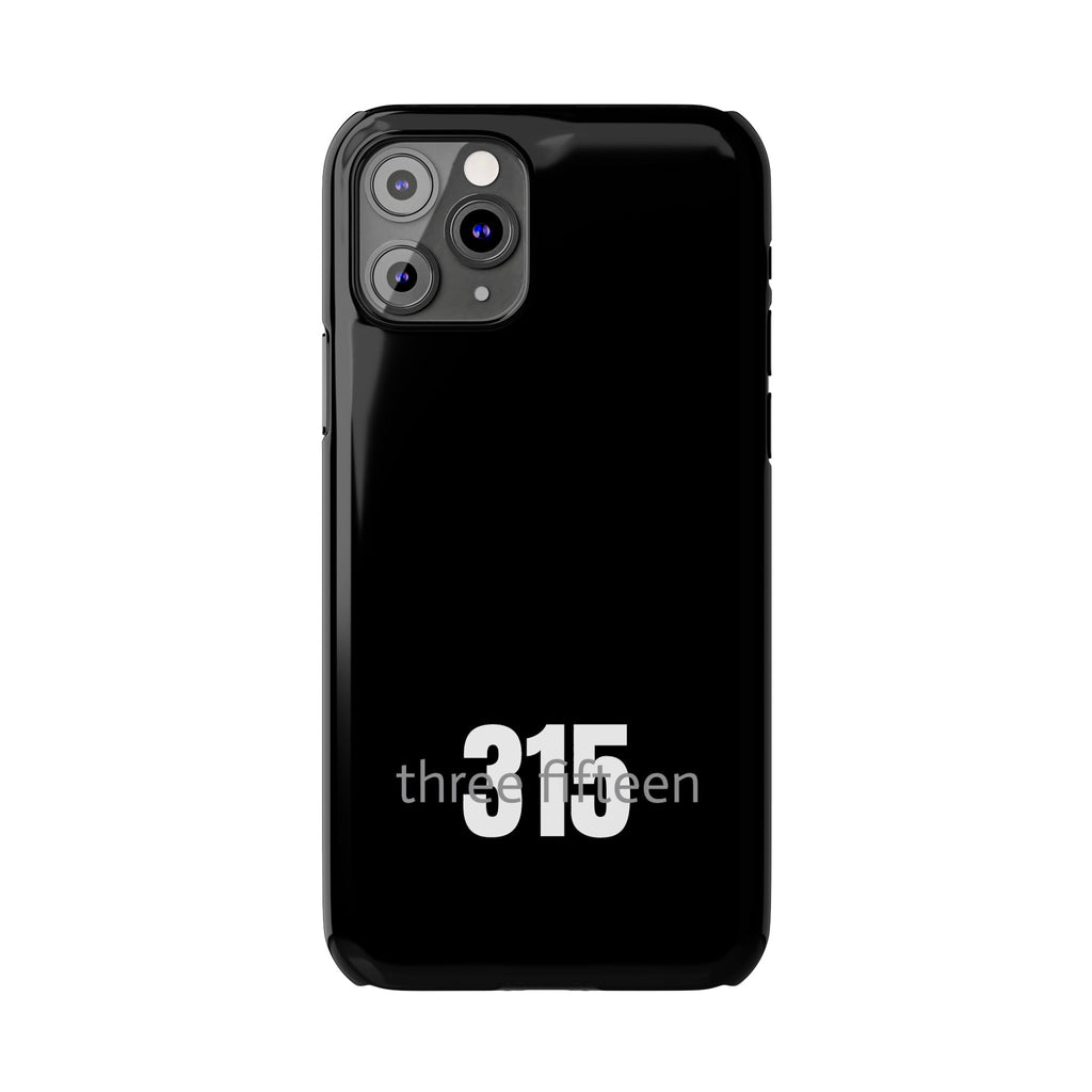 Copy of 36 - Phone case 315 Slim Phone Case — Motivational Black Protective Cover