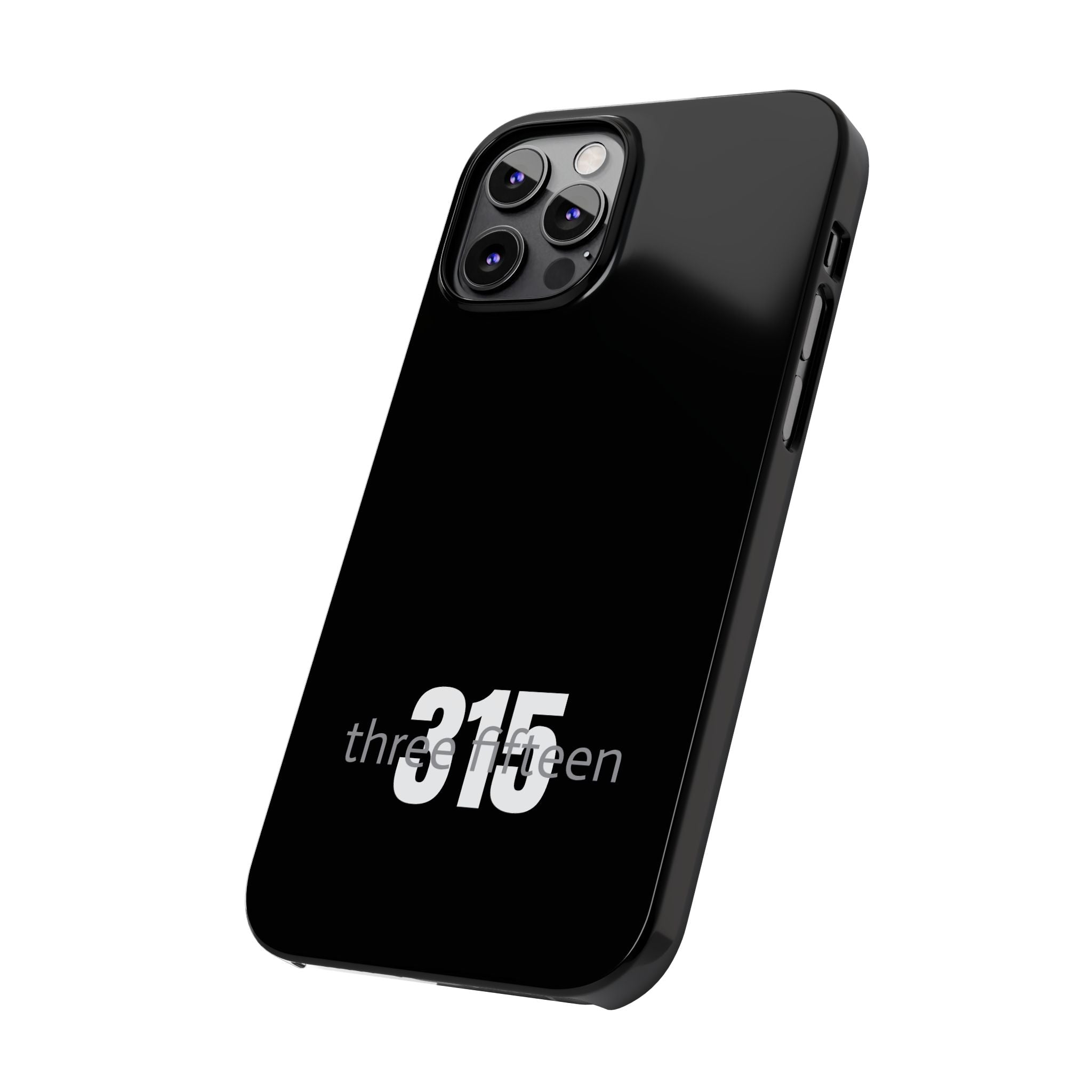 Copy of 36 - Phone case 315 Slim Phone Case — Motivational Black Protective Cover