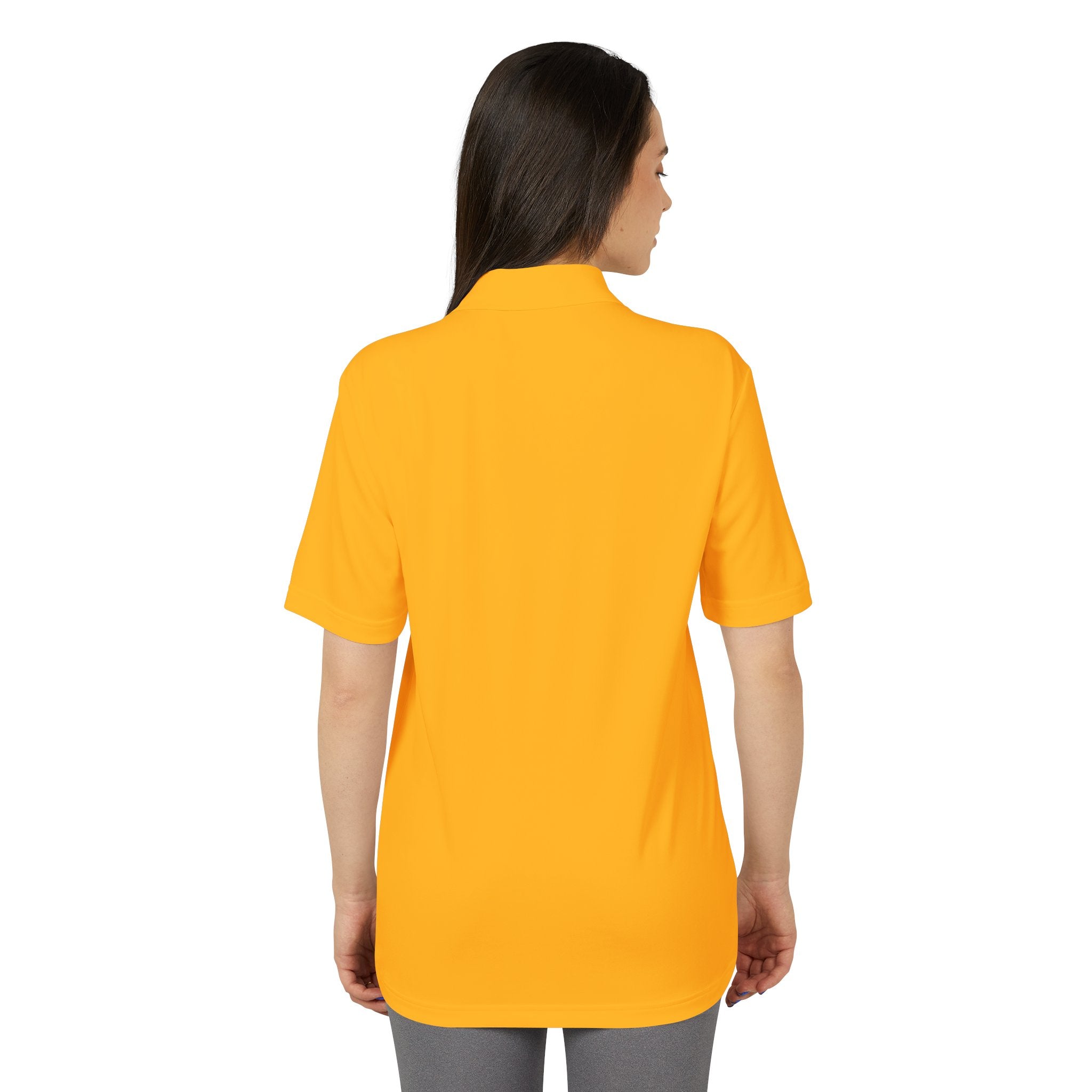 Multi Colors Unisex Performance Polo - Bold Orange Athletic Shirt