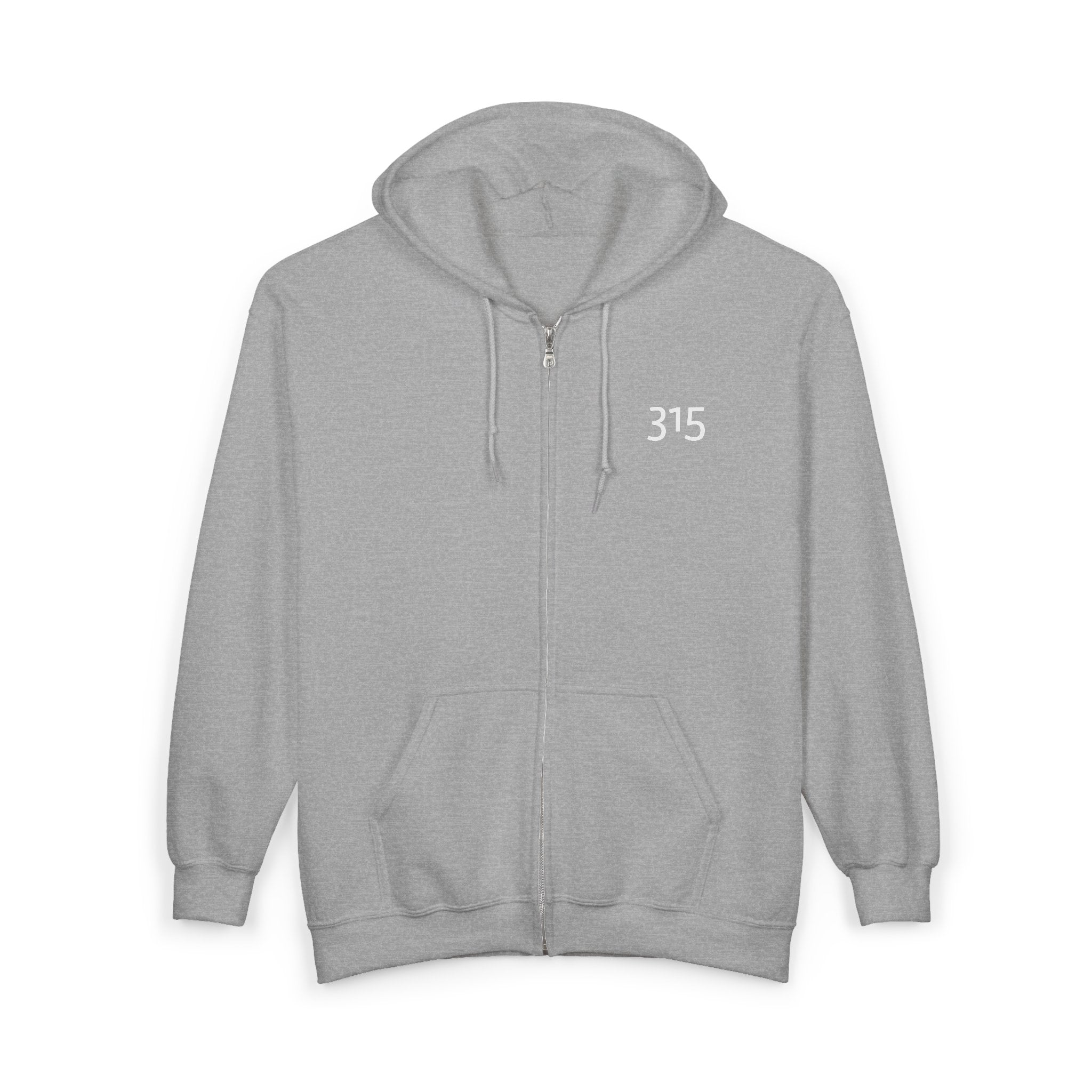 16 - Hoodie 315 Inspirational Quote Full Zip Hoodie