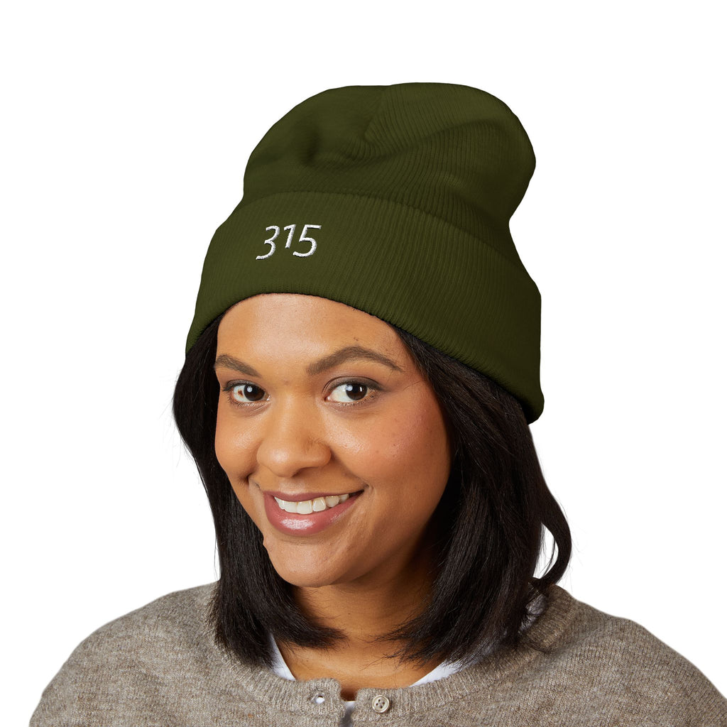 Embroidered Classic Cuffed Beanie - Stylish Warmth for Every Occasion