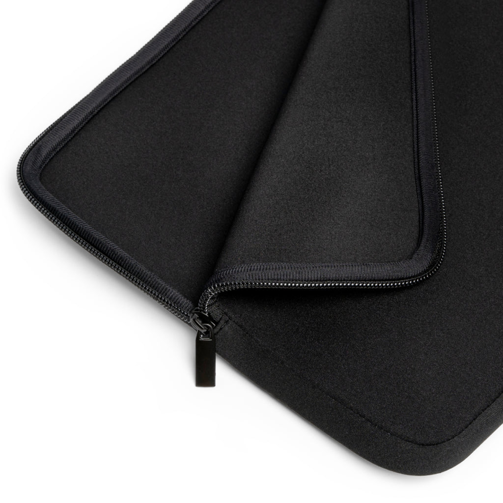 315 Minimalist Laptop Sleeve — Simple Black Numbered Tech Case