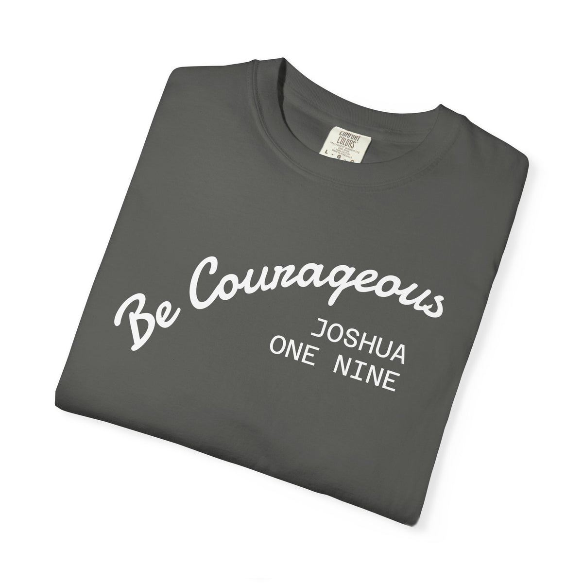 01 - Courageous Joshua One Nine Multi Colors Graphic T-Shirt