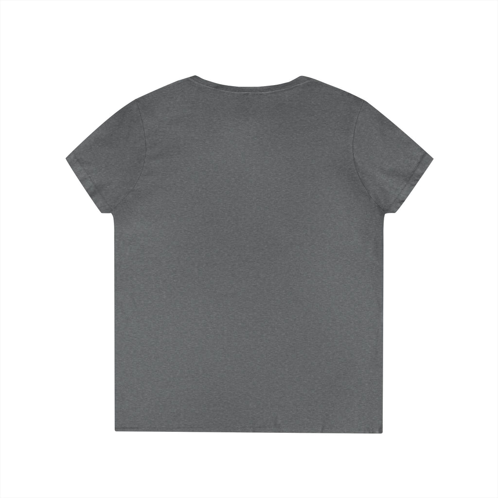 Multi Color Casual V-Neck T-Shirt with Minimalist Design 315
