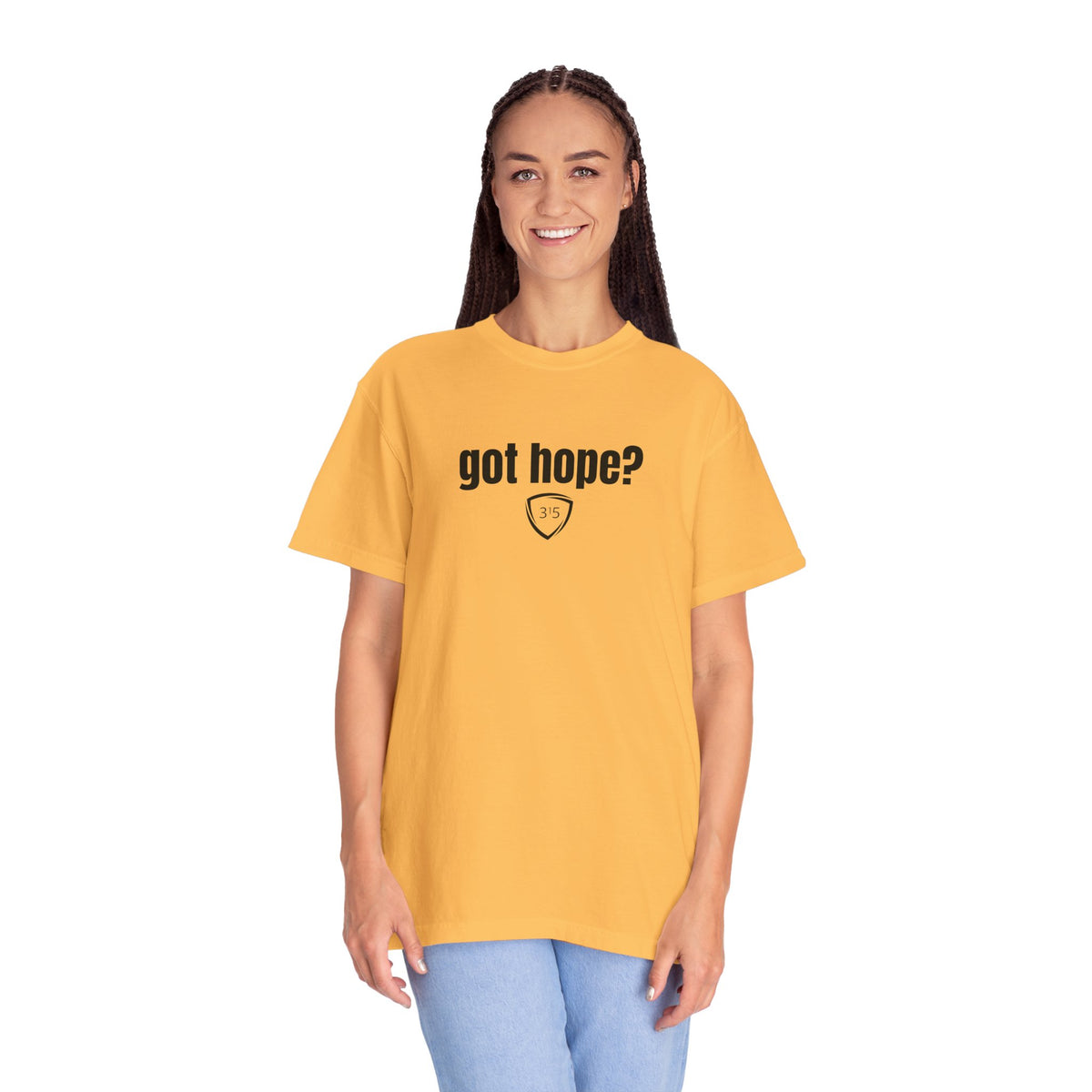 1 - Multi Colors Got Hope? Three Fifteen Shield Store Graphic T-Shirt