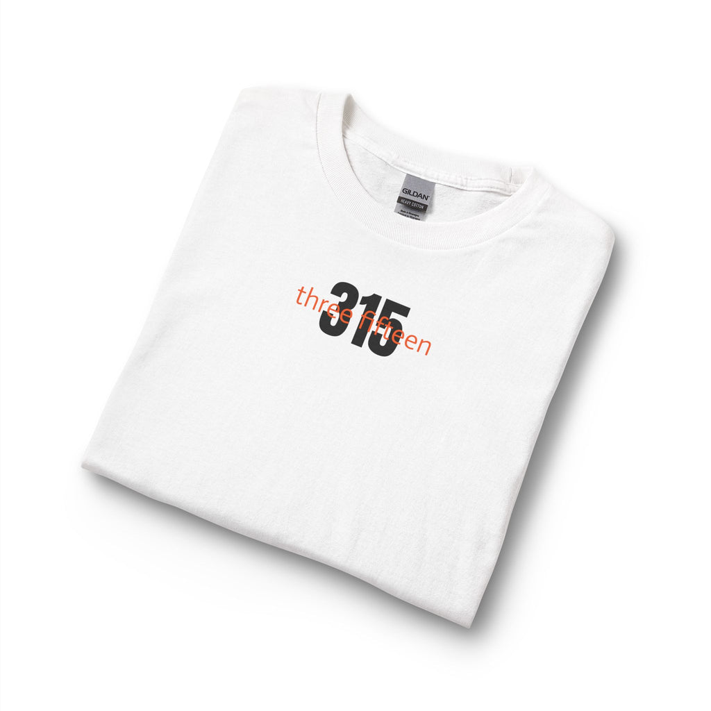 12 - Long Sleeve Multi Colors Gildan T-Shirt — "three15teen" Minimal Number Graphic