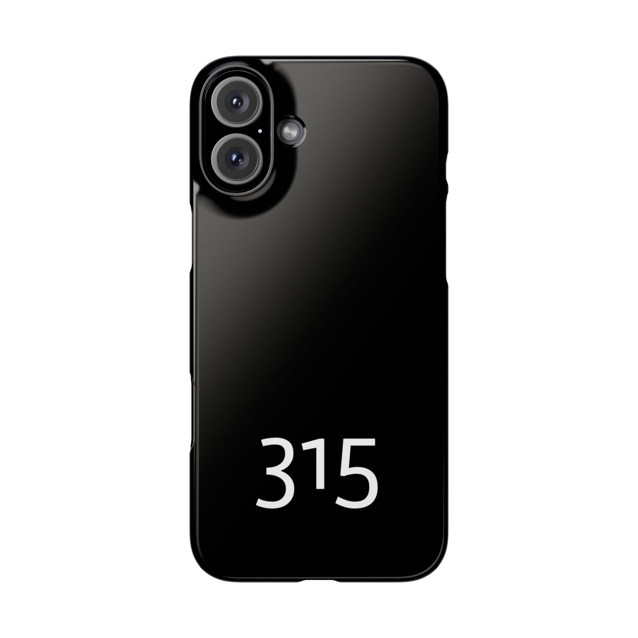 36 - Phone case 315 Slim Phone Case — Motivational Black Protective Cover