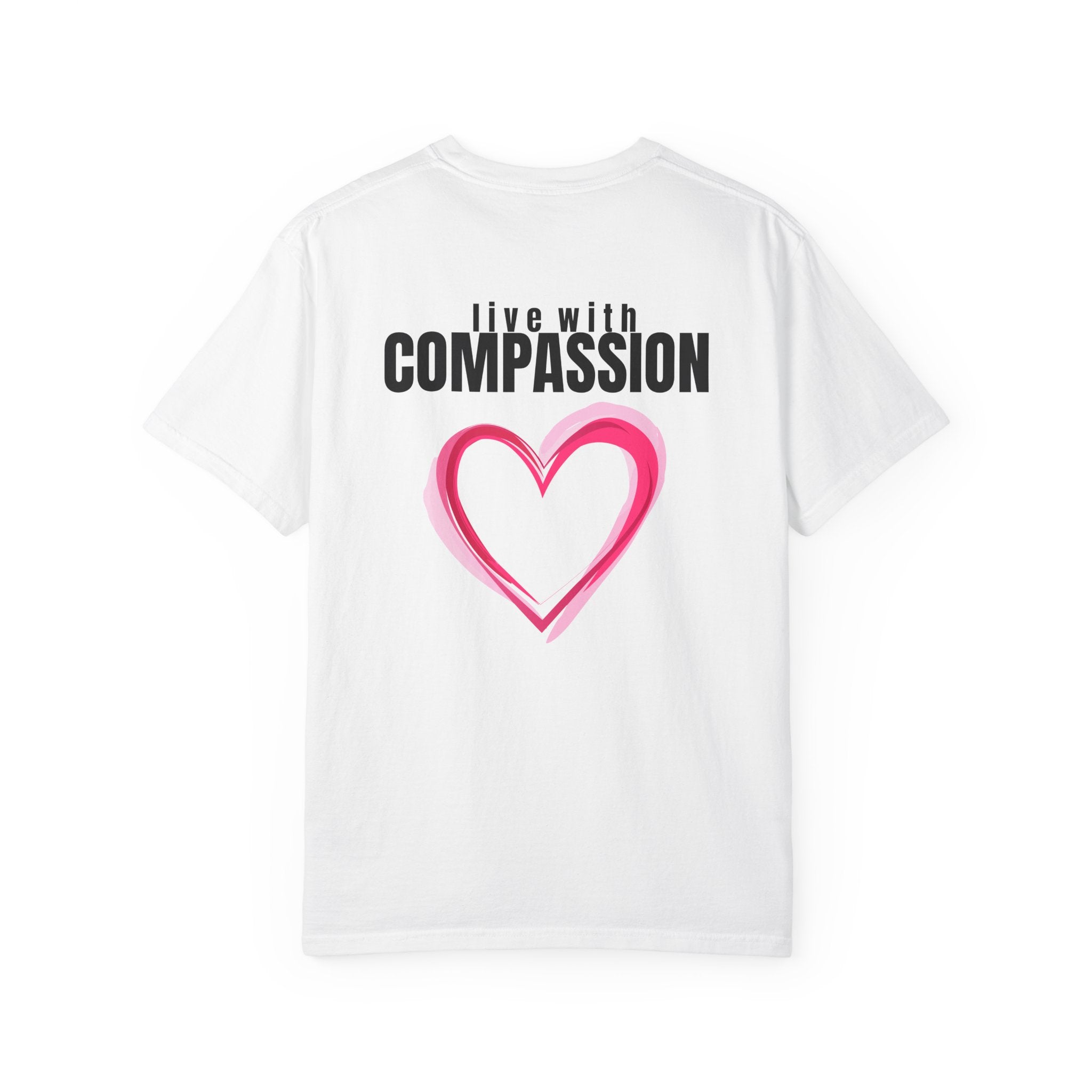 Square 315 Multi Color - Live With Compassion - Multi Colors 315 Graphic T-Shirt