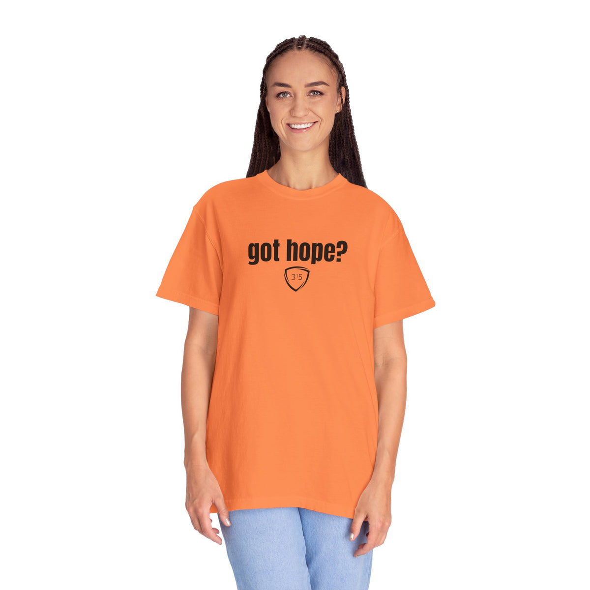1 - Multi Colors Got Hope? Three Fifteen Shield Store Graphic T-Shirt