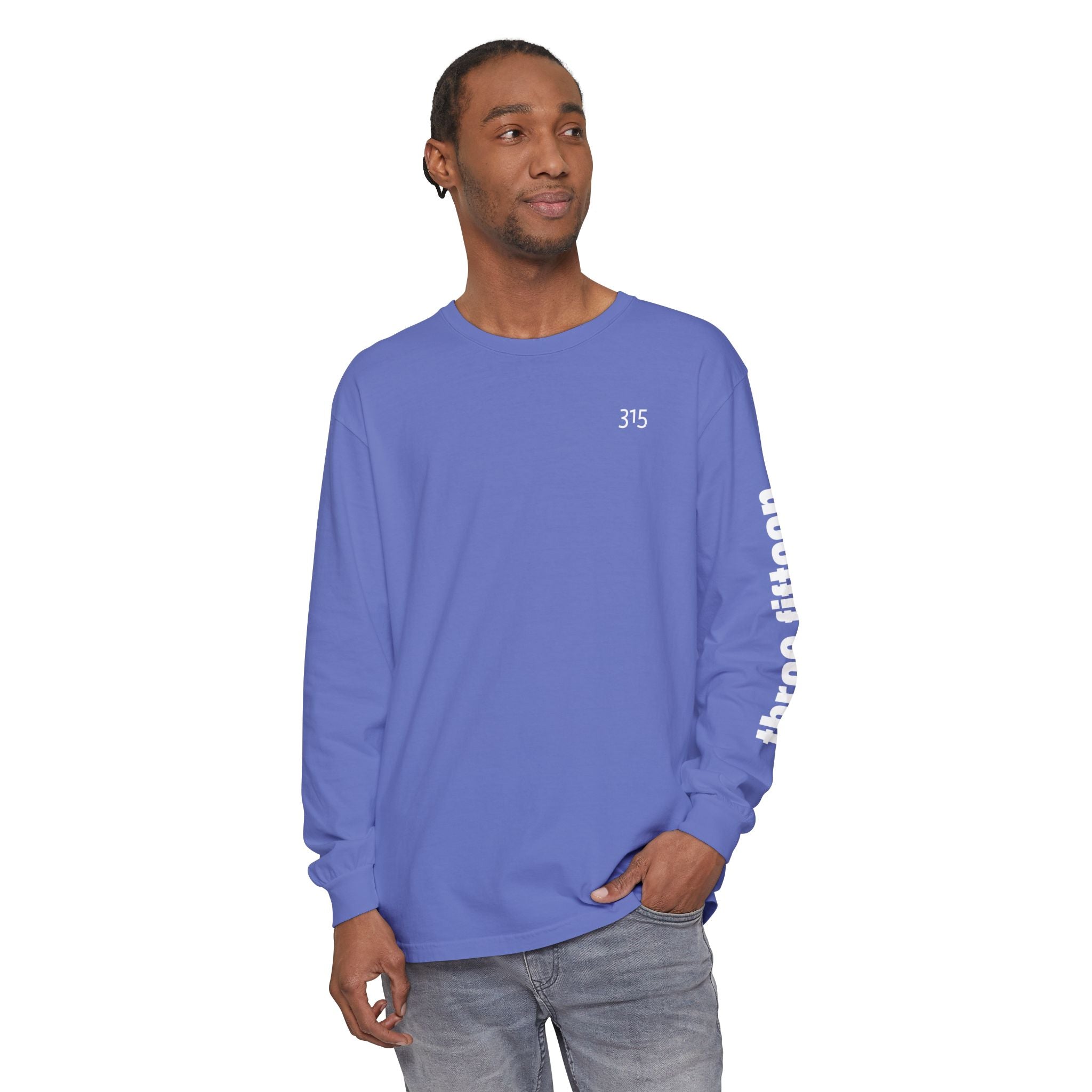12 - 315 Three Fifteen Multi Color Unisex Long Sleeve T-Shirt - Inspirational Casual Wear