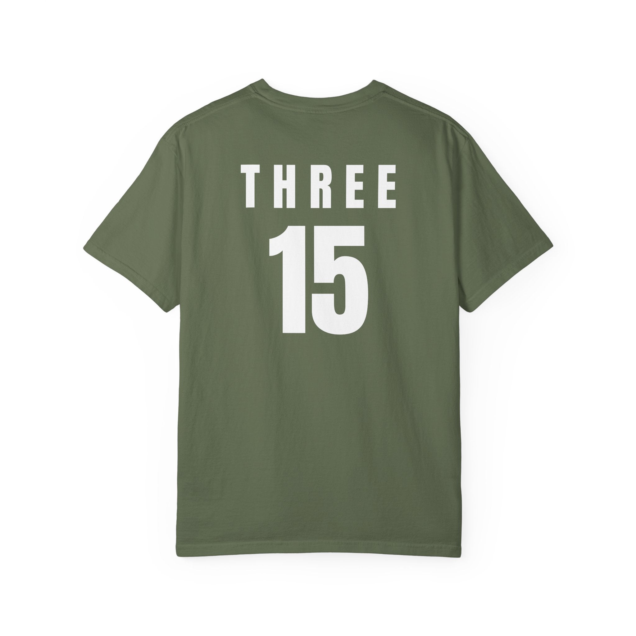 1 - Three 15 Multi Colors Front and Back Graphic T-Shirt