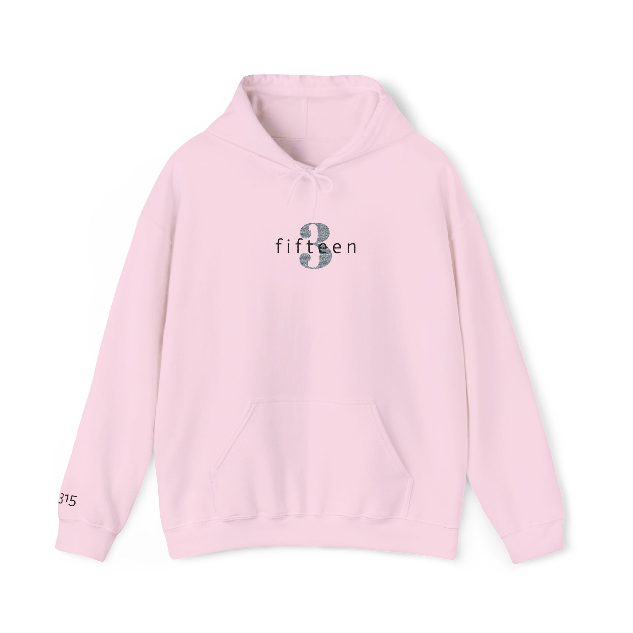 16 - Hoodie 3 Fifteen Embroidered Hoodie Multi Color - Hope Matters - Hoodie — Minimal Black Square Anchor Logo Pullover