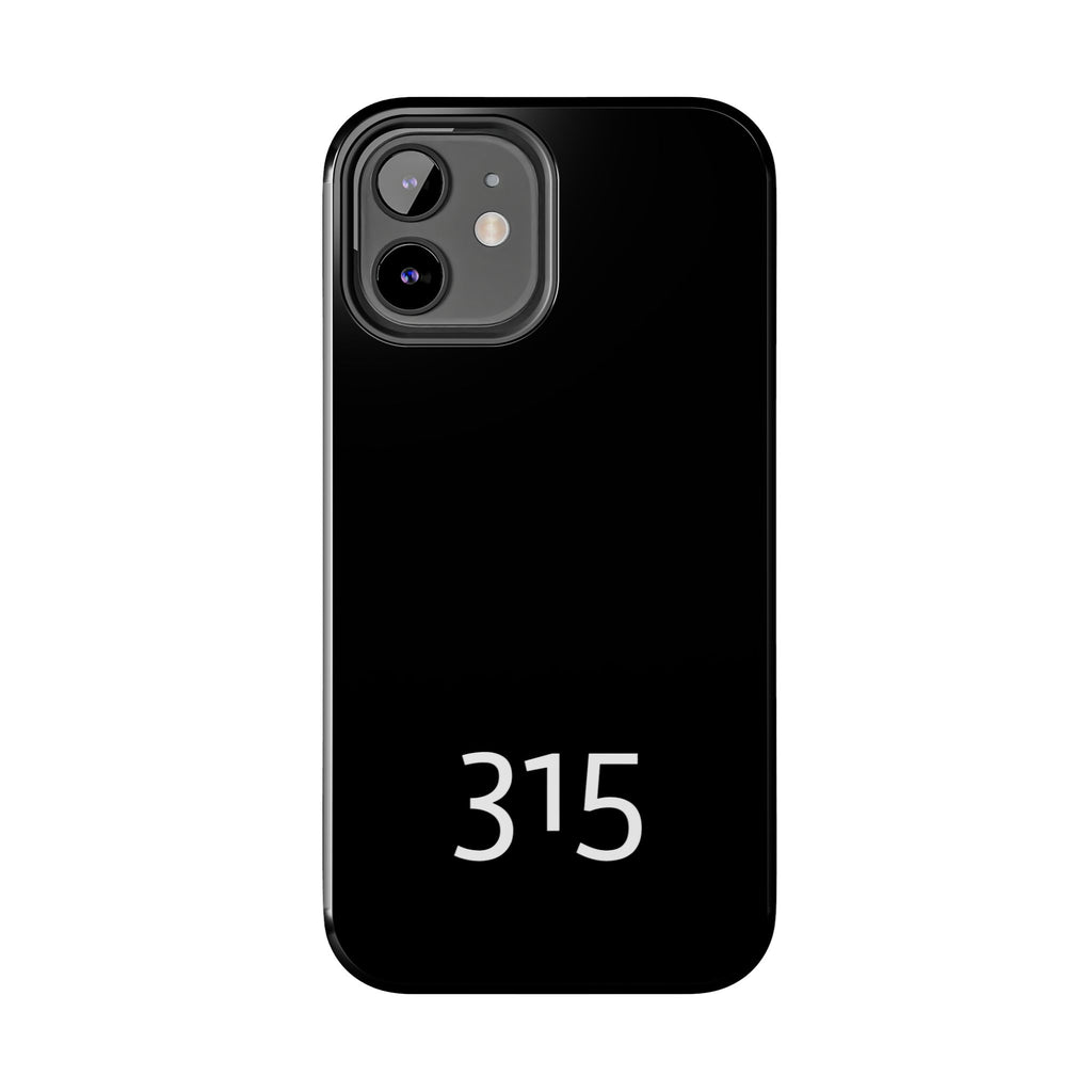36 - Phone case 315 Tough Phone Case — Motivational Black Protective Cover