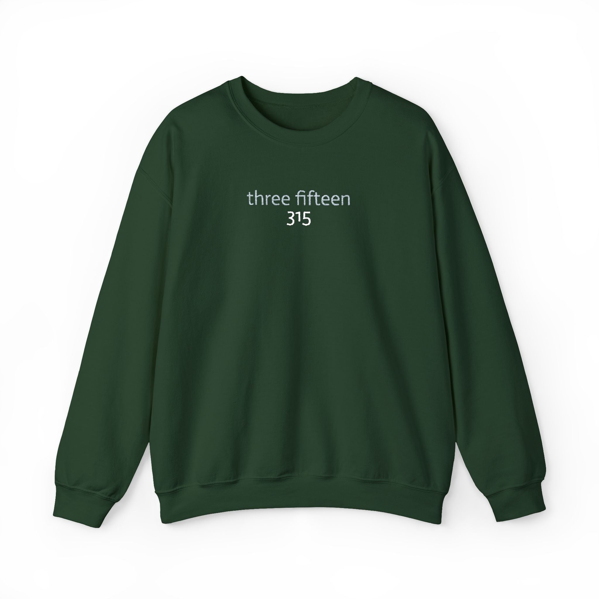 15 - Embroidered Three Fifteen 315 Crewneck Sweatshirt