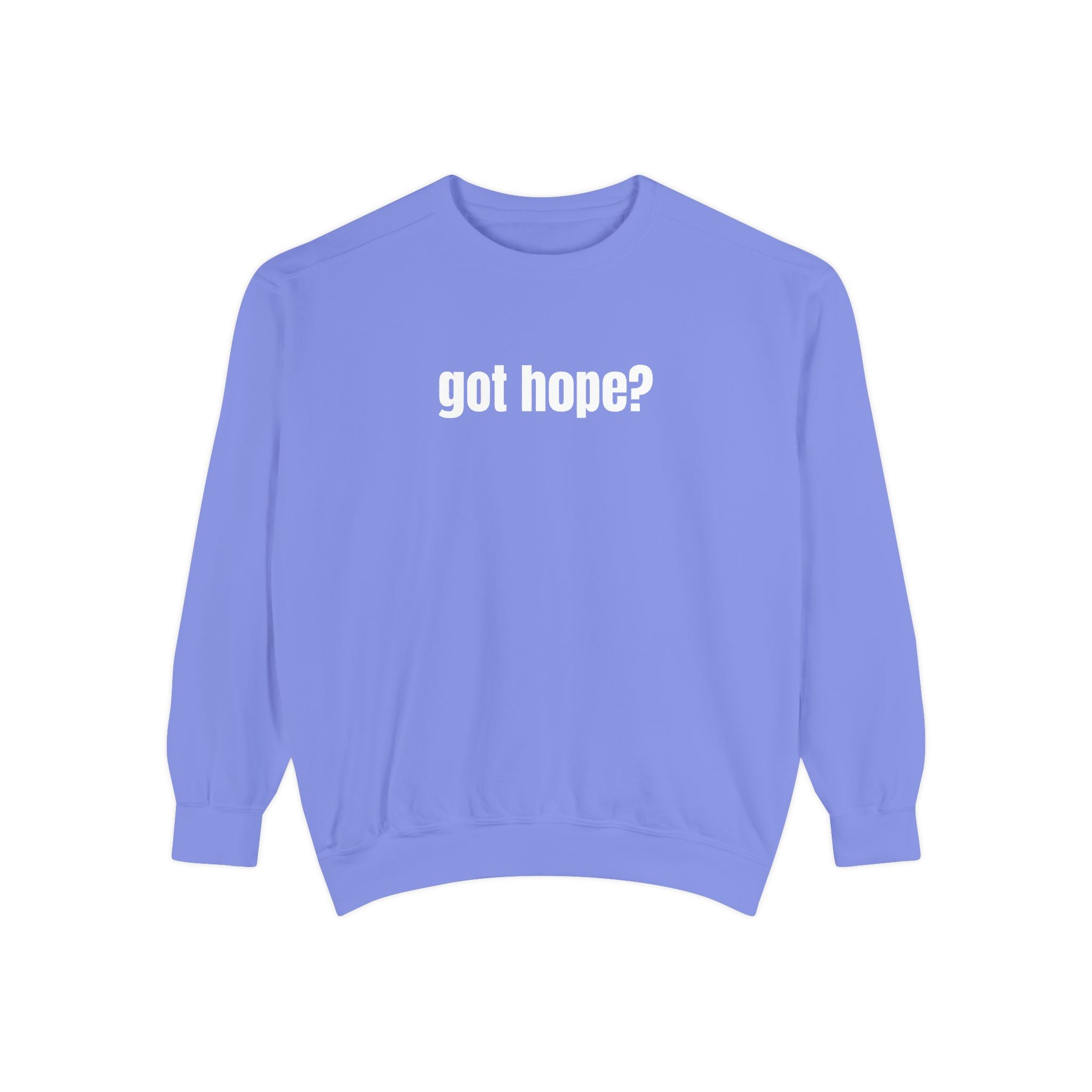 15 - Got Hope - Multi Color Cozy “A Helping Hand” Unisex Garment-Dyed Sweatshirt for Everyday Comfort
