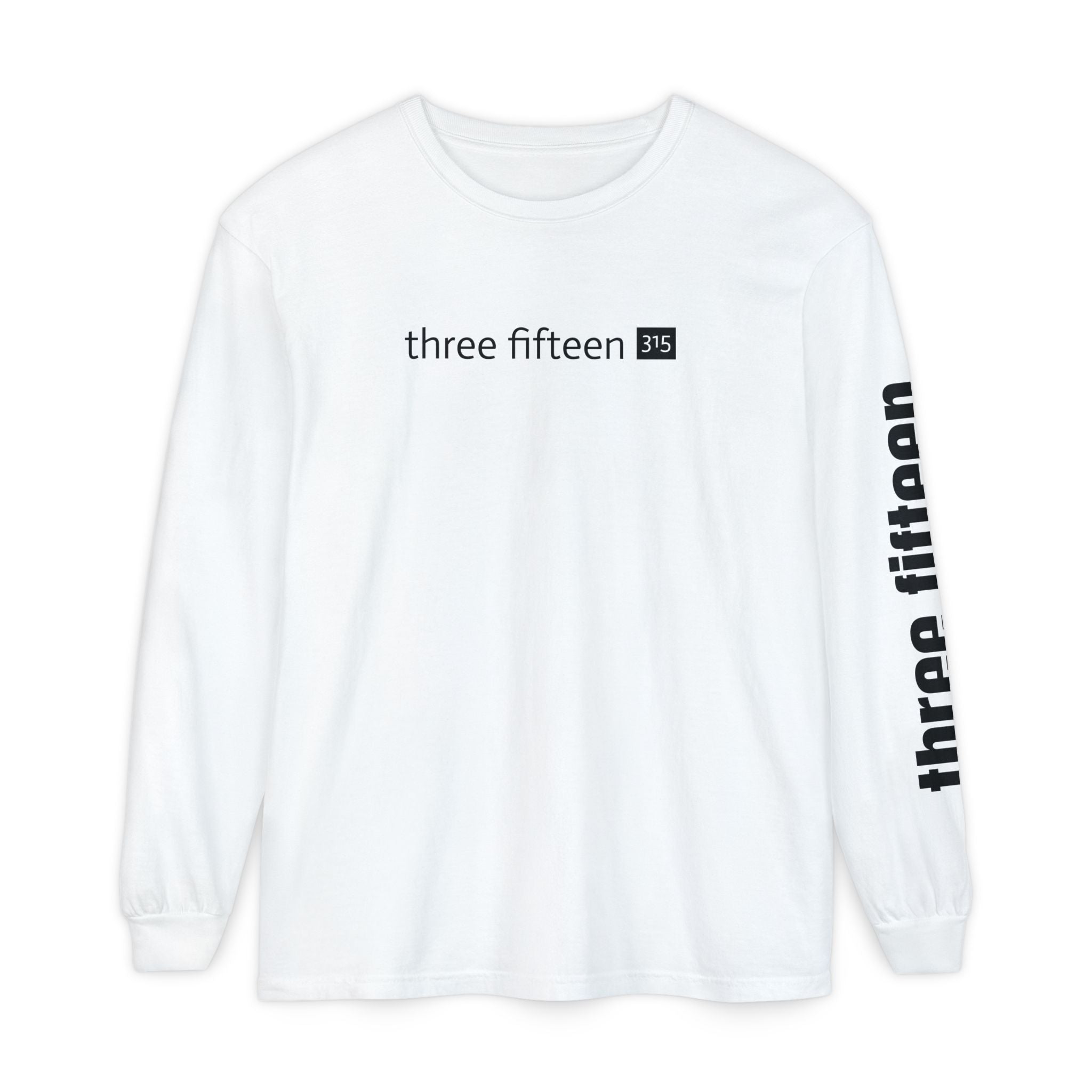 12 - Unisex Long Sleeve T-Shirt -Square 315 Inspirational Casual Wear